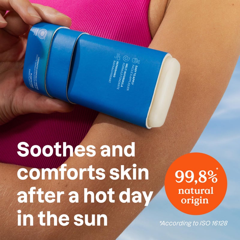 ATTITUDE After Sun Care Stick, EWG Verified, Plastic-Free, Soothes and Hydrates, Vegan and Mineral Based Formula, Mint and Cucumber, 2 Fl Oz - Image 2