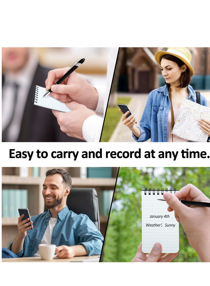 Zikra Waterproof Notebook, 12Pack Small Spiral Notebook 3x5, Pocket Size Notebook Can Be Written In The Rain for Outdoor Office School, Tactical Memo Steno Note Pads for Outdoor Office School Shorthand - Image 5