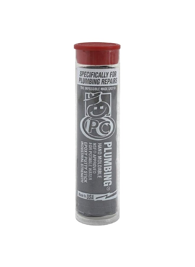PC Products Hand Moldable Waterproof Plumbing Epoxy Putty Grey 2 oz 25598  - Image 1