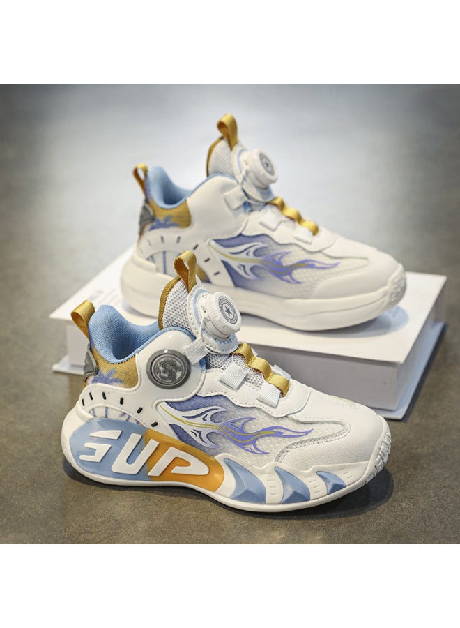 Children's Shoes For Girls  Spring And Autumn New Kidsren's Running Basketball Shoes For Older Kidsren Spring Soft-soled Sports Shoes For Girls