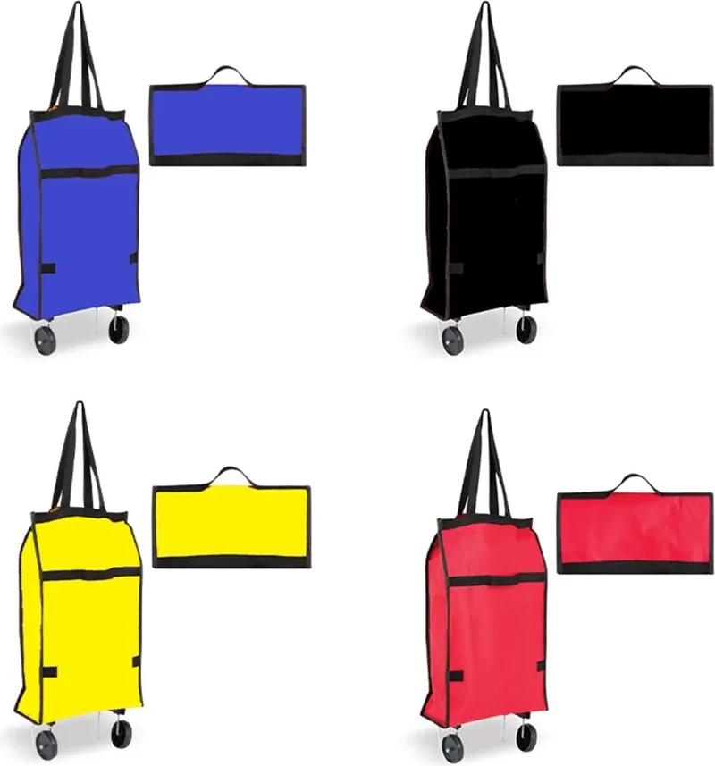 Cadde Outlet Foldable Wheeled Shopping Cart Market Cart
