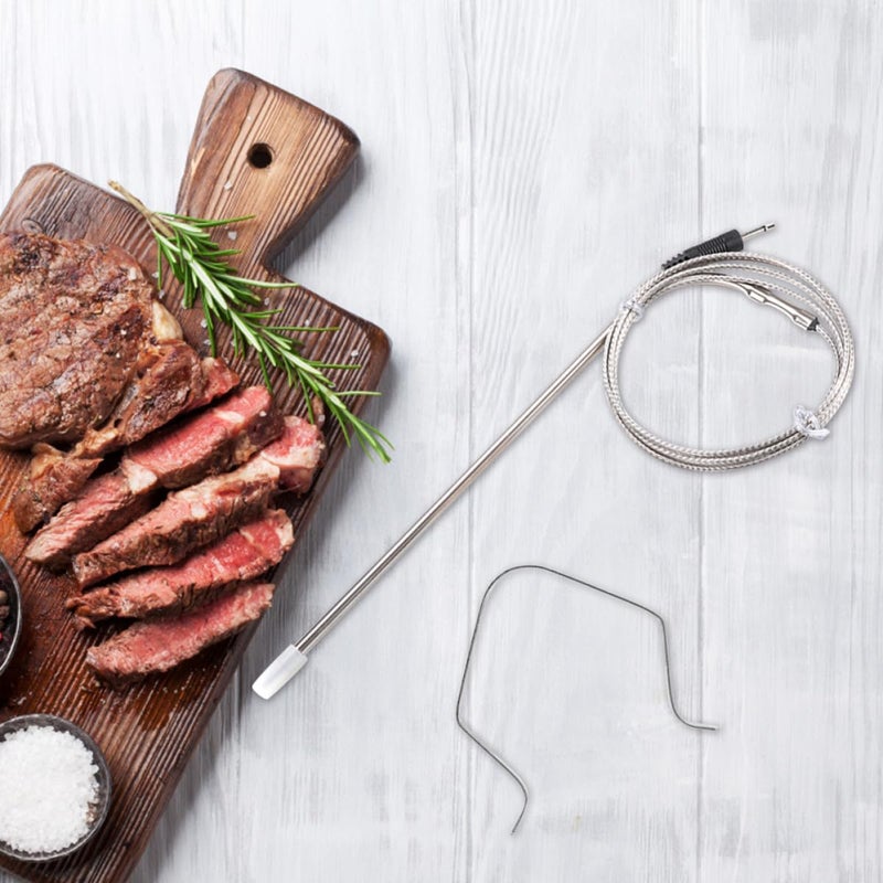 Stainless Steel Grill Temperature Probe Clip Holder 3 Hole Probe Clamp BBQ Meat Thermometer Accessory - Image 5