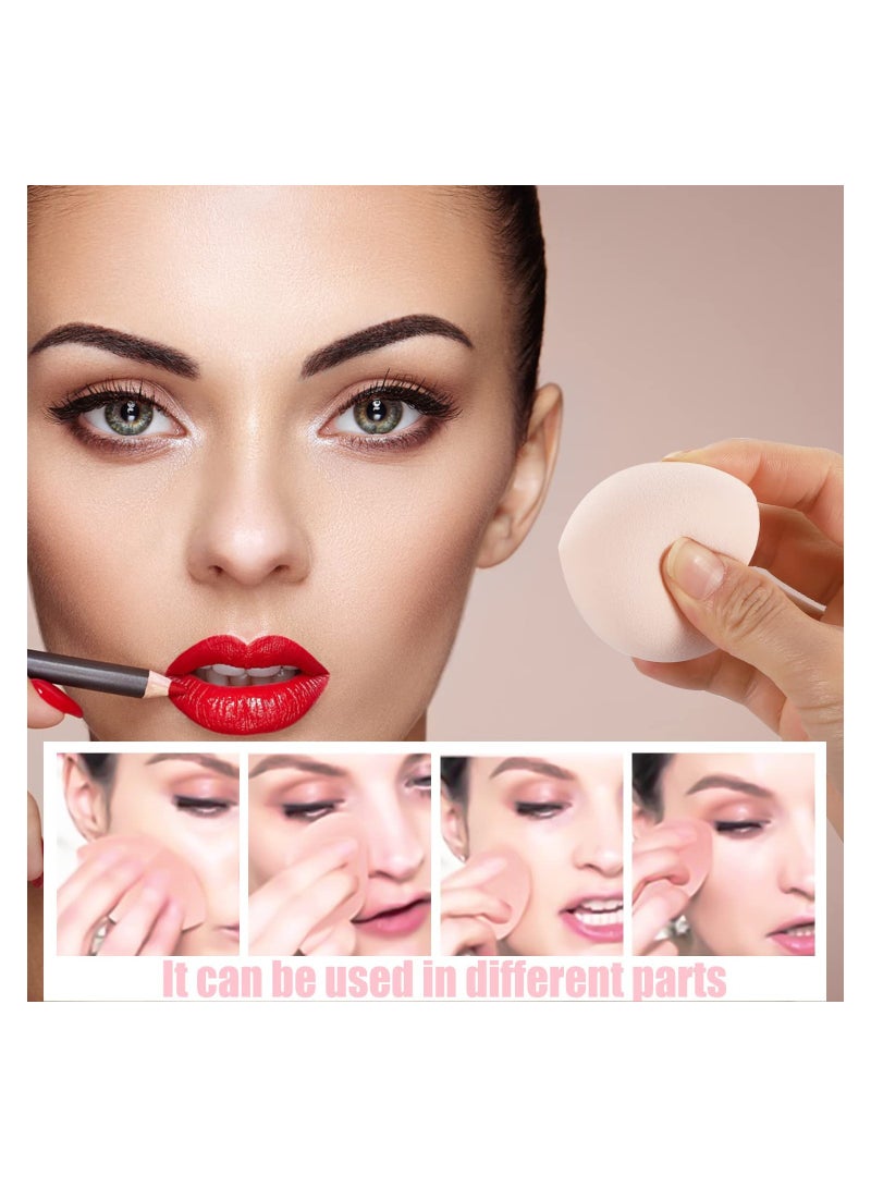 4 Pcs Pink Makeup Sponges, Soft Foundation Blenders, Latex-Free Concealer Applicators with Brushes for Flawless Beauty - Image 4