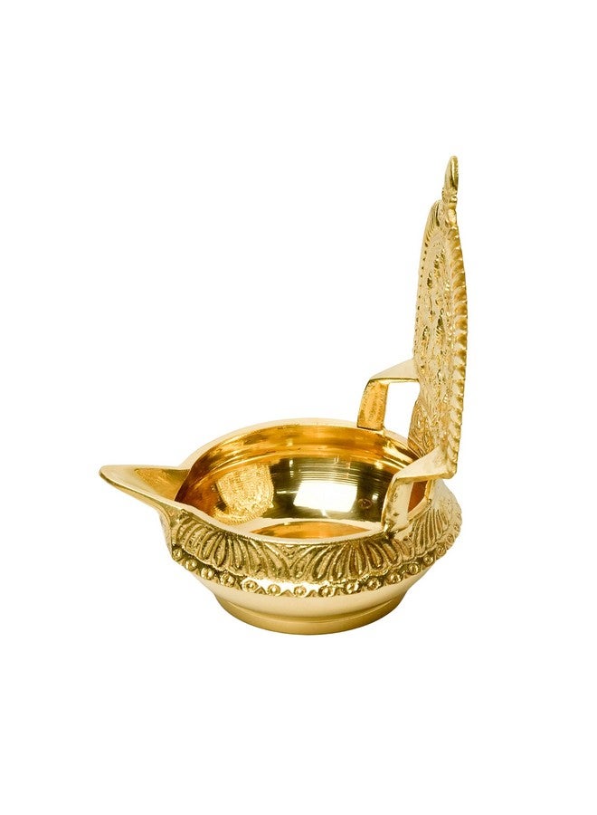 Bhimonee Decor ديباك ديا من برونز نقي بحجم 6 إنش من بهيموني ديكور - 440 جرام - Image 3