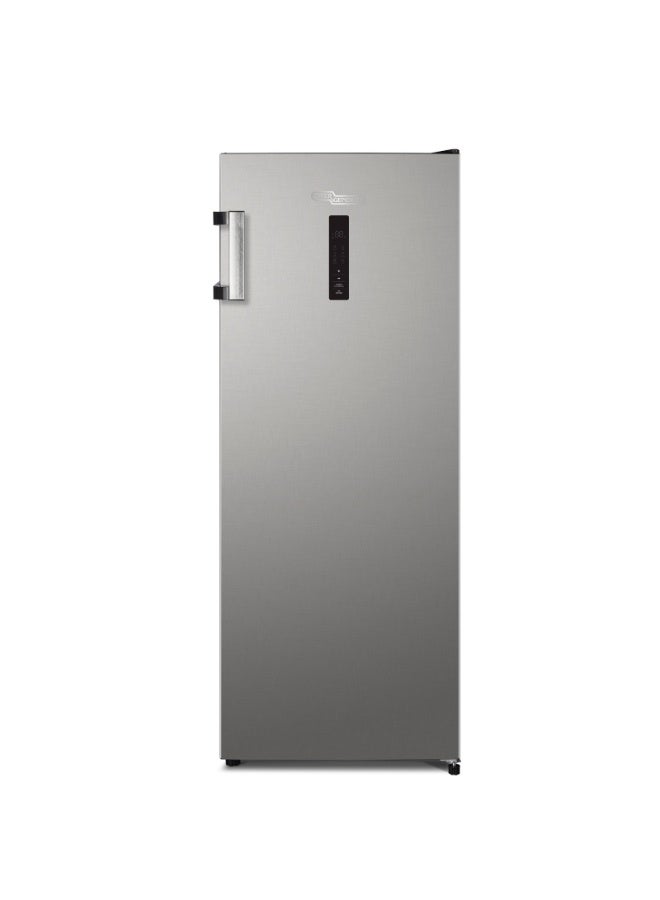 SUPER GENERAL 215L Gross Capacity Upright Freezer, Inverter Compressor, No Frost, Ice Twist Maker, Reversible Door, LED Display with Digital Control - 220 W SGUF301NFDCIE Silk Inox - Image 1