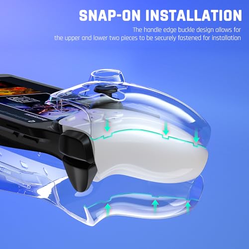 FANPL 【Improved Version】 Clear Case for PlayStation Portal Accessories, Hard Protective Cover for PS Portal Skin with 4 Thumb Grips, Strong and Durable, Not Easy to Fall Off - Image 3