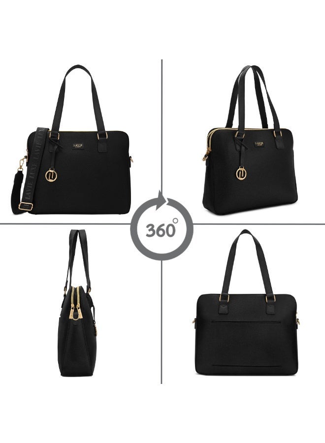 Lavie Luxe Women's Mento25 Laptop Bag (Black) - Image 5