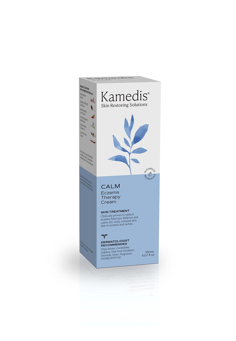 Kamedis كريم الجسم المهدئ لعلاج الإكزيما من كامييدس. يعتمد على النباتات. مثبت سريرياً لجلد حاكٍ، جاف، ومتهيج. علاج مرطب موصى به من قبل أطباء الجلد. خالي من SLS والبارابين. - Image 5