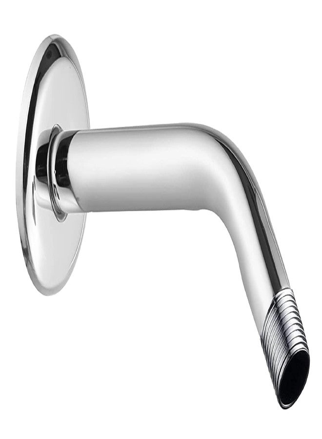 JAGGER JAG205 Premium Grade Stainless Steel Square And Round Shower Arm with Wall Flange, Thread Size 0.5" Inch (ROUND, 12 INCH) - Image 1