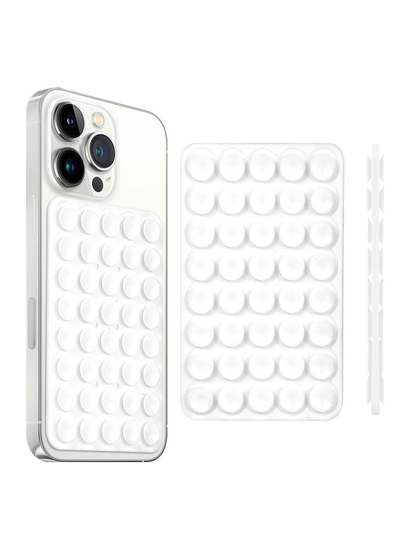 Silicone Double-Sided Suction Phone Case Detachable Mount - Hands-Free, Strong Grip Holder for Selfies & Videos - Durable, Easy to Use - iPhone & Android - Image 2