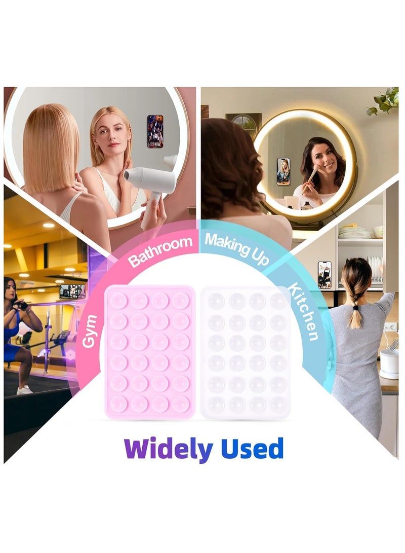 Silicone Double-Sided Suction Phone Case Detachable Mount - Hands-Free, Strong Grip Holder for Selfies & Videos - Durable, Easy to Use - iPhone & Android - Image 5