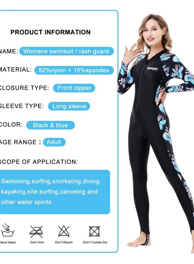 Realon Diving Skin Suit for Women Men, Full Body Rash Guard Swimsuit Thin Wetsuit, One Piece Swimwear UV Protection Quick Dry for Scuba Surfing Snorkeling Swimming Kayak Water Sport - Image 5