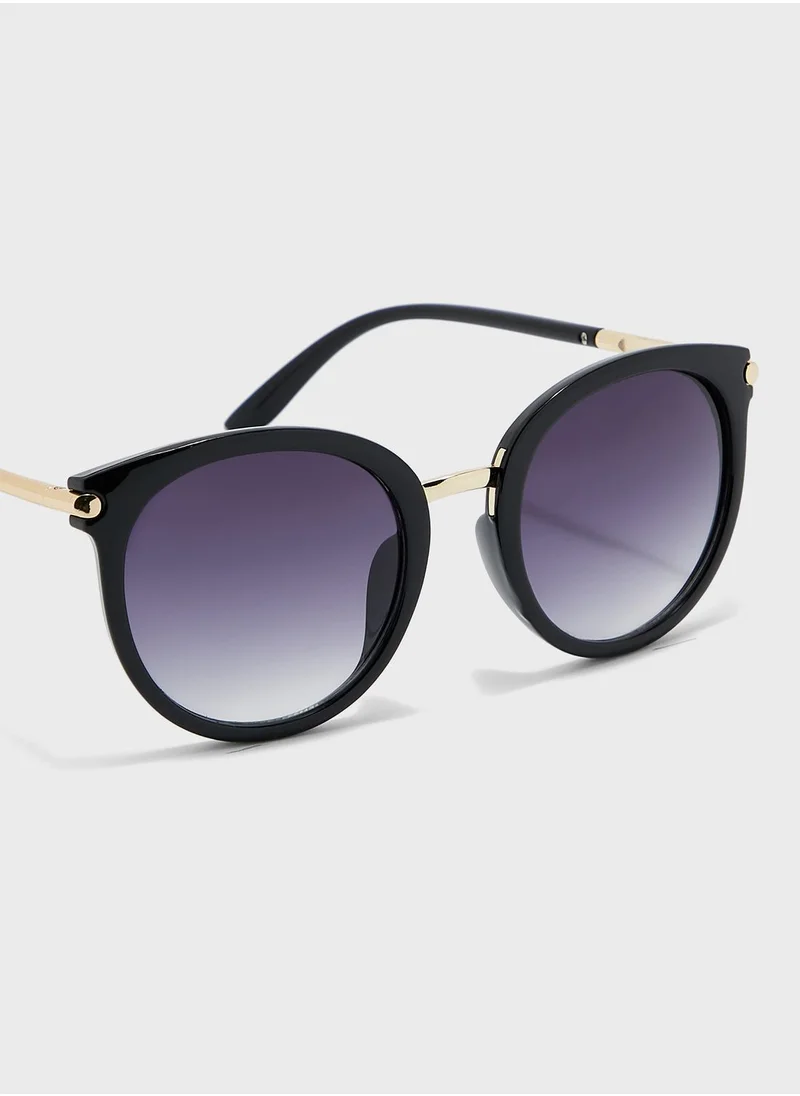 Ginger Graduated Lens Square Sunglasses