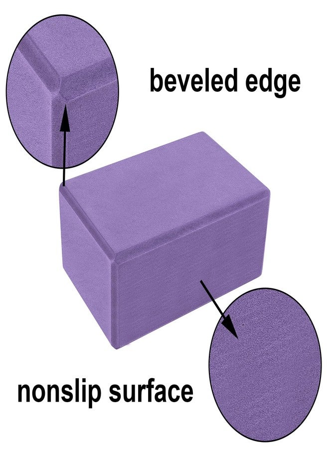Muka Black Yoga Blocks 4x6x9 Inch, High Density EVA Foam Yoga Brick for Meditation, Pilates - Image 5
