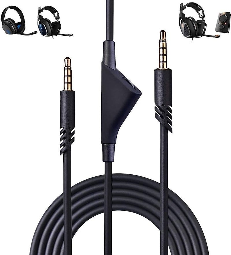 Teso A10 A40 2.0M Replacement Headphone Audio Cable Extension Cable Allows Astro A10 E40 Gaming Headset, Xbox One, Ps4, Connector Length 6.5ft (X2) - Image 2