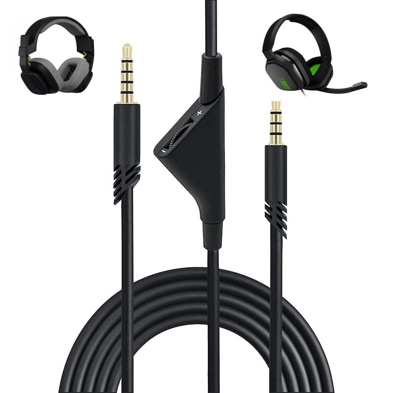 Teso A10 A40 2.0M Replacement Headphone Audio Cable Extension Cable Allows Astro A10 E40 Gaming Headset, Xbox One, Ps4, Connector Length 6.5ft (X2) - Image 1