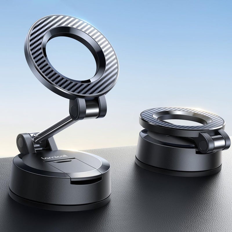 Magsafe Car Mount [70LBS Strongest Suction & Ultra Magnets] Phone Holder for Your Car, 360° Adjustable Suction Cup Mount for Dashboard & Windshield