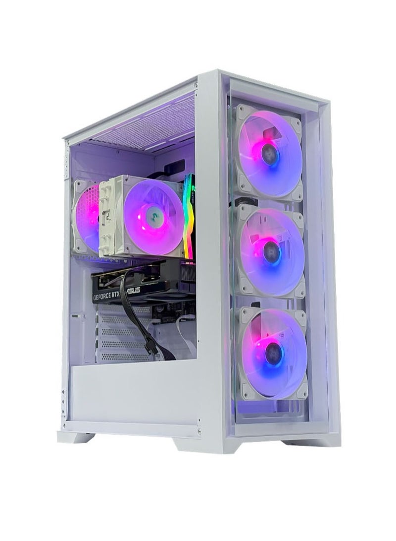 Game Sekret حاسوب الألعاب Pulsar Gaming PC من Game Sekret – بمعالج Intel Core i5-12400F، وبطاقة رسوميات AMD Radeon RX 580 بسعة 8 جيجابايت، وذاكرة DDR4 بسعة 16 جيجابايت، وتخزين SSD من نوع M.2 NVMe بسعة 500 جيجابايت، ومبرّد هوائي، ولوحة أم H610، ومزوّد طاقة 500 واط بمعيار 80+، واتصال WiFi وBluetooth، ونظام تشغيل Windows 11 Pro، مع ضمان لمدة سنة واحدة. None - Image 1