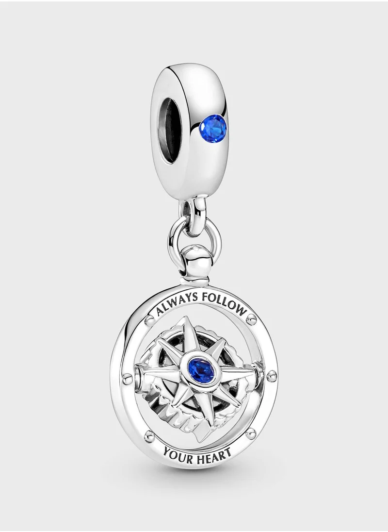 PANDORA Spinning Compass Dangle Charm