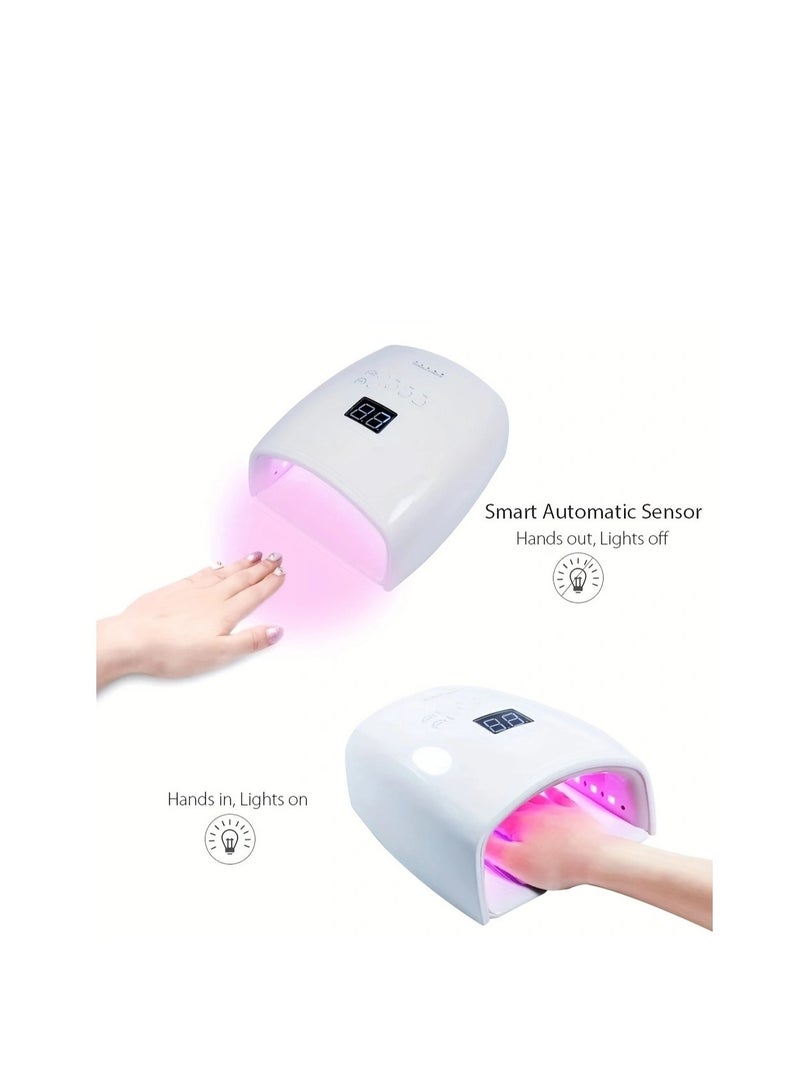 UV LED Nail Lamp White drying lamp - Image 1