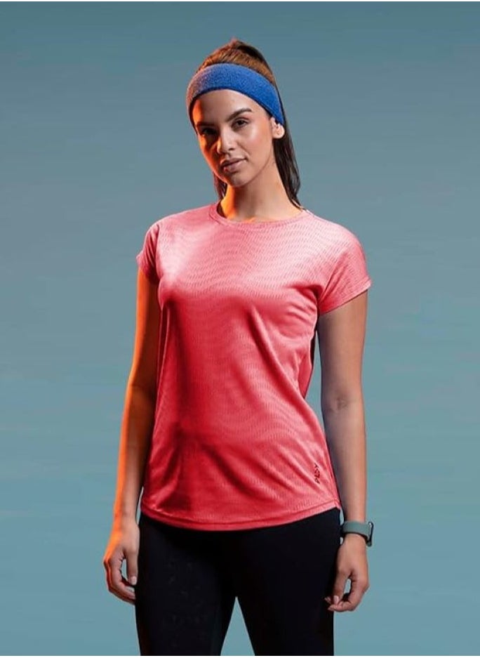 Lyra Women's Yoga Shirt | Punch | Color Shade May Vary  - Image 3