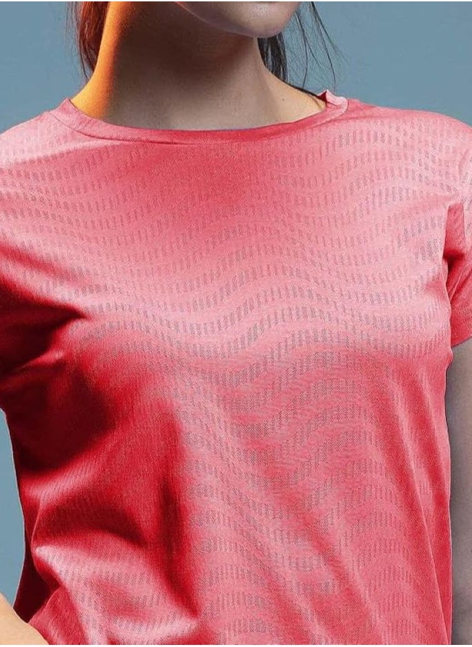Lyra Women's Yoga Shirt | Punch | Color Shade May Vary  - Image 4