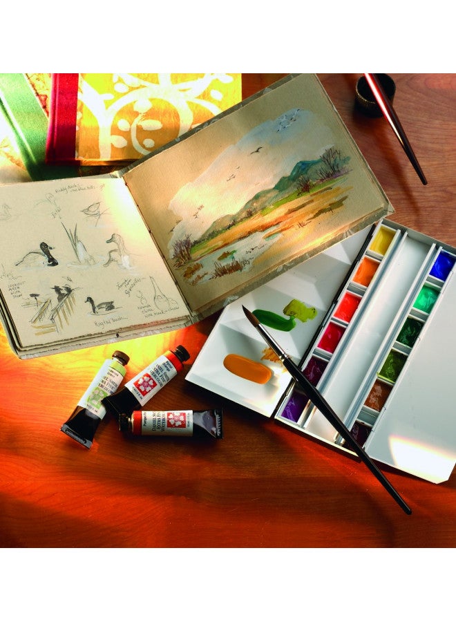 DANIEL SMITH Extra Fine Watercolor Paint, 12ml Stick, Quinacridone Burnt Orange, 284670005 - Image 2