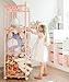 Mloong Stuffed Animal Zoo Storage Pink Wood Stuffed Animal Gift for Nursery Playroom Kidroom Bedroom 54inch - Image 3