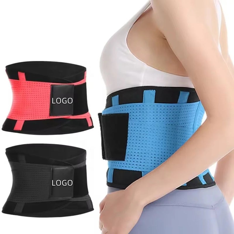 Bluejw Fitness Workout Elastic Adjustable Sauna Waist Trimmer Belt for Men - Waist Trimmers for Weight Loss & Abdominal Support - Image 2
