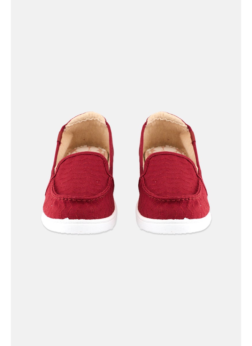 Roxy - Women Minnow VII Slip On Casual Shoes, Red - Image 1