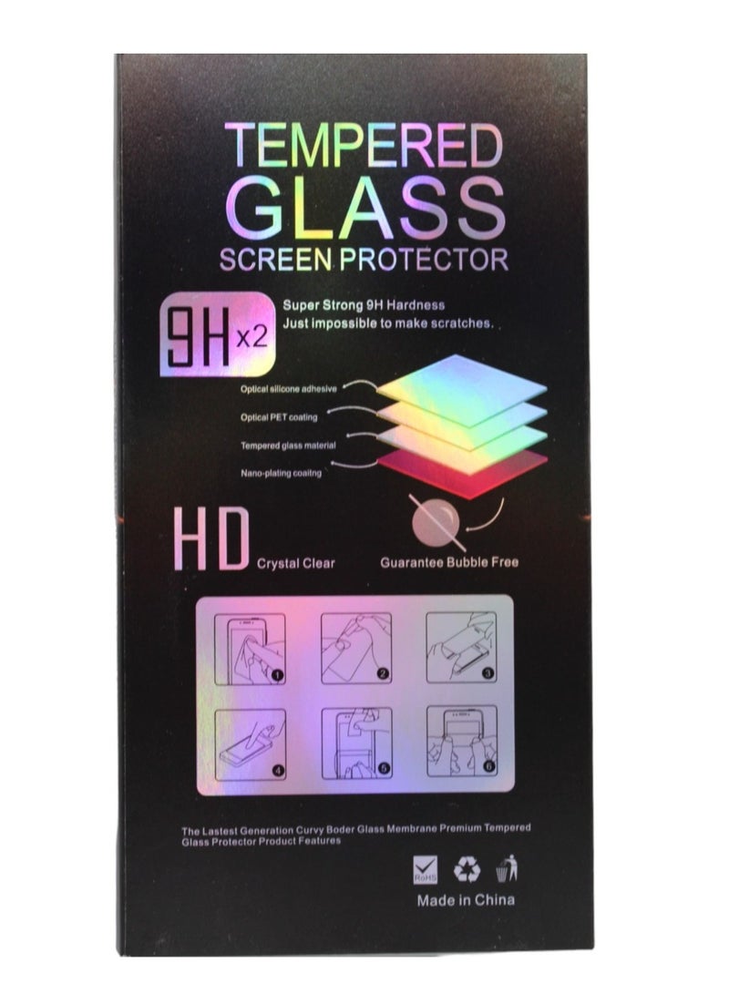 تيمبرد غلاس لاصقة حماية للشاشة متوافقة مع هاتف هواوي هونر 50 حماية شاشة كاملة ثلاثية الأبعاد صلابة 9H مقاومة للخدش خالية من الفقاعات - Image 2