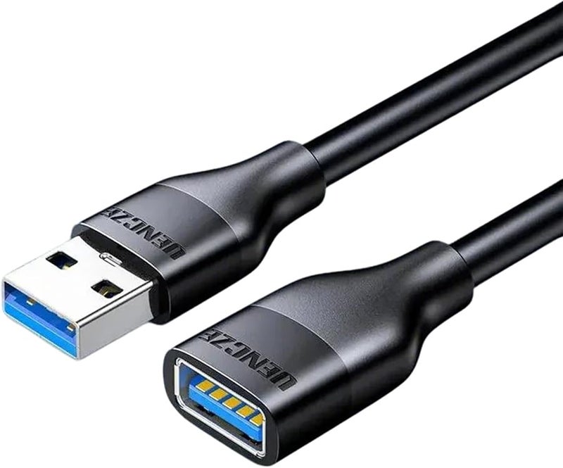 USB 3.0 Extender Cable 10 Feet Male to Female High Speed Data Transfer for PC Gaming Console - Image 1