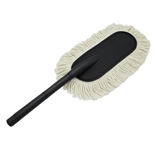 HSR Car Accessories Premium Microfiber Car Duster Brush, Scratch-Free Cleaning with Wax-Treated Cotton Strands, Effectively Removes Dust & Dirt, Eco-Friendly & Reusable, for Car, SUVs, Trucks, Bike - Image 1