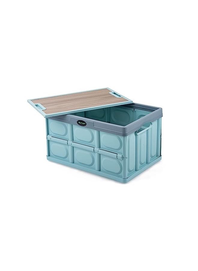 AL RIMAYA Storage Box With Wood Lid 55L  - Image 2