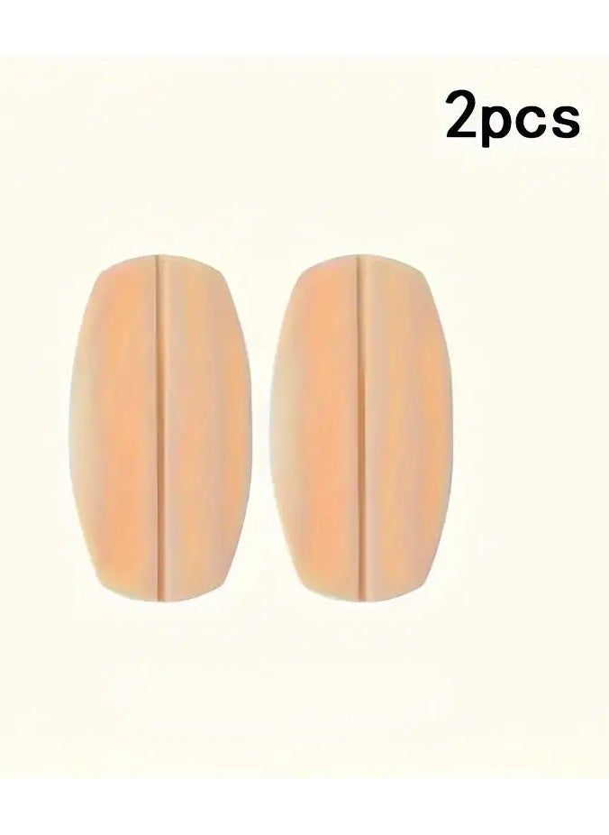 Goolsky Silicone Bra Strap Cushion Holders - 2pcs Non-Slip Shoulder Pads, Invisible Anti-Slip Comfort Pads for Bra Straps, Hidden Bra Accessories for Preventing Strap Slippage, Solid Color, Non-Textile Material  - Image 1