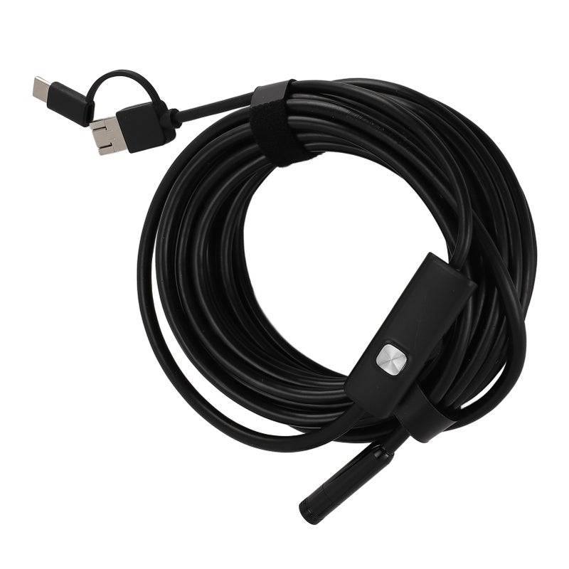 كاميرا منظار USB C مصباح LED قابل للتعديل 8 مم 1200 بيكسل منظار ذو كاميرا ثعبانية مقاومة للماء بنظام IP68 كاميرا فحص USB - Image 2