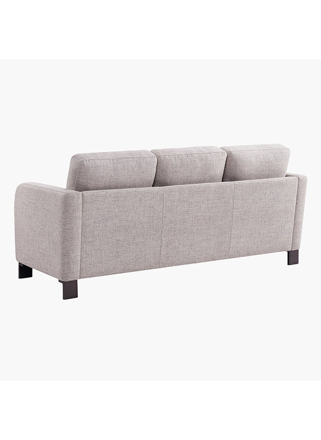 Home Box - Neptune 3-Seater Beige Fabric Sofa 91 x 94 x 204 cm - Image 1