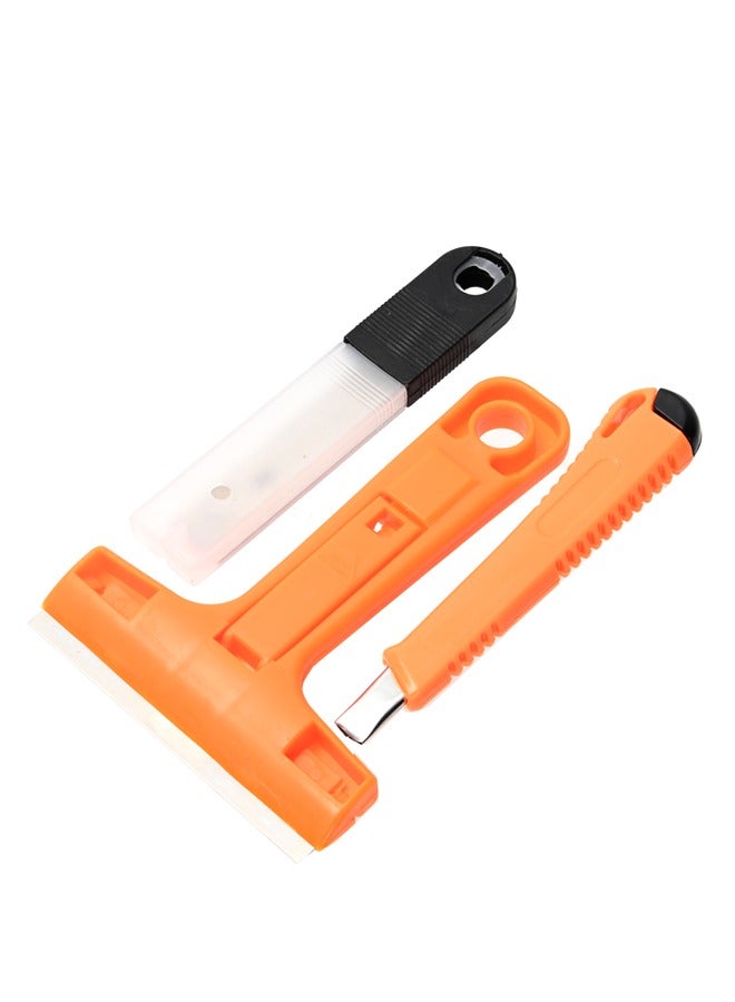 LAWAZIM Scraper and Cutter With Extra Blades Set -Heavy-Duty Scraper and Snap-off Utility Knife with Replaceable Blades -Multi-purpose Cutting Tools for DIY Home Improvement Crafting Household Repairs - Image 2