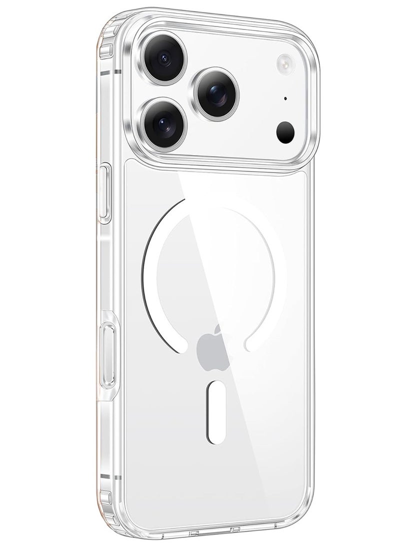 SanHu for iPhone 17 Pro Max Case, Anti-Yellowing and Anti-Scratch Mobile Phone Case iPhone 17 Pro Max, Clear - Image 1