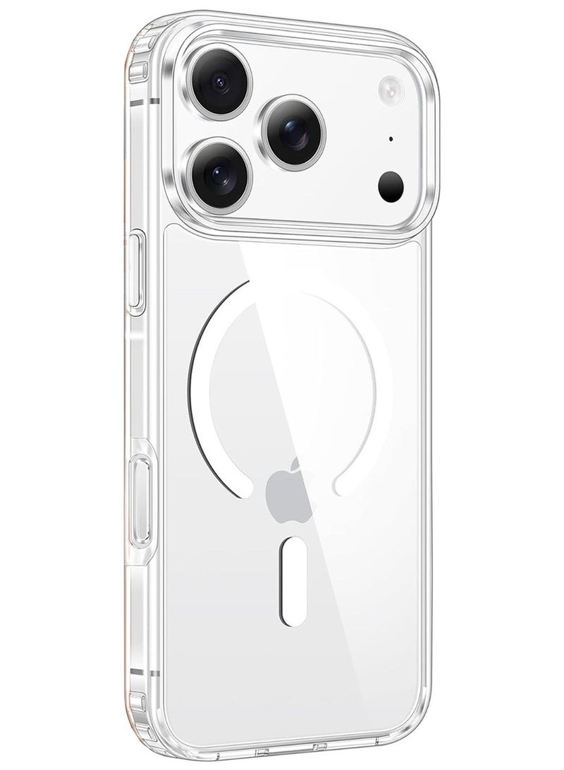SanHu for iPhone 17 Pro Max Case, Anti-Yellowing and Anti-Scratch Mobile Phone Case iPhone 17 Pro Max, Clear - Image 1