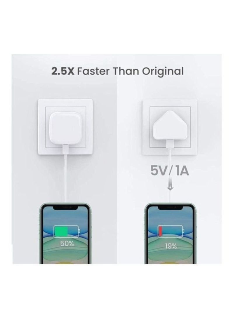 3 Pin Type c to Lightning Adapter With Cable - Image 2