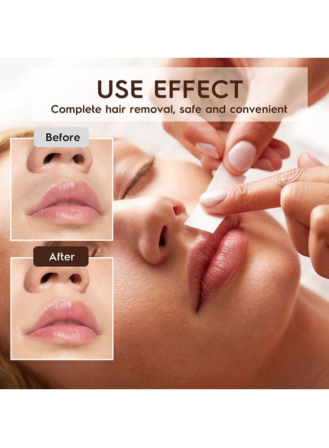 SUMAX 60 Piece Wax Strips for Hair Removal Set - Natural Plant Extracts Soothe Soft Skin - Trimmable Wax Strips for Body, Face, Legs& Eyebrows (Dry Skin (Argan Oil + Shea Butter)) - Image 5