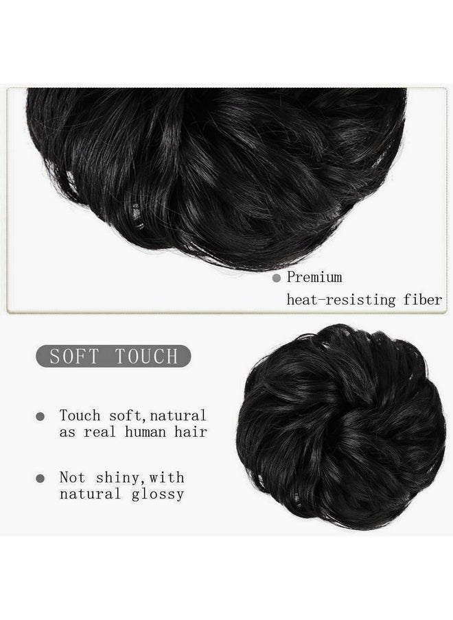 BeatStock BeatStock 1 PCS Artificial Juda Hair bun Hairpiece for Women and Girls in Black Color  - Image 3