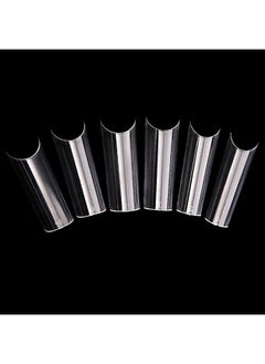 brunson False Acrylic Nail Tips Water Pipe French Clear 500 Pieces BCFWT500  - Image 5