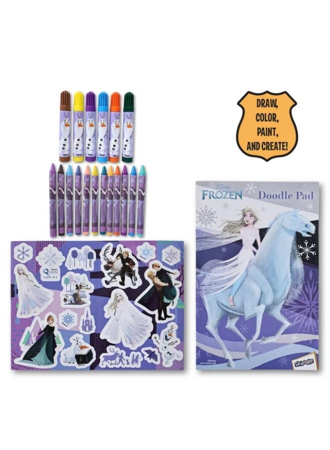 Disney Frozen Creative Art Set 50+ Pieces for Kids – Coloring & Drawing Kit (100513) - Image 4