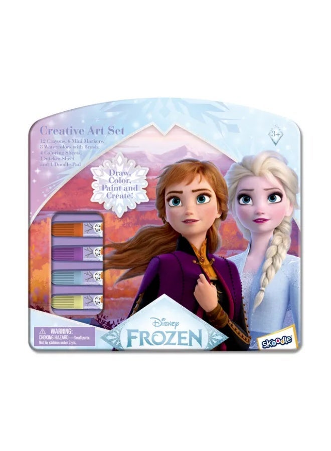 Disney Frozen Creative Art Set 50+ Pieces for Kids – Coloring & Drawing Kit (100513) - Image 1