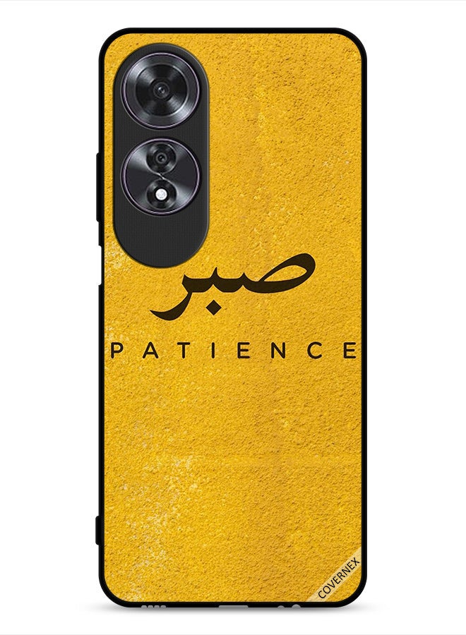 Covernex Oppo A60 Protective Case Cover Sabar Patience - Image 1