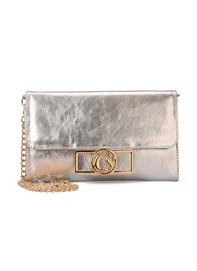 Carmen Steffens Clutch Shine Silver