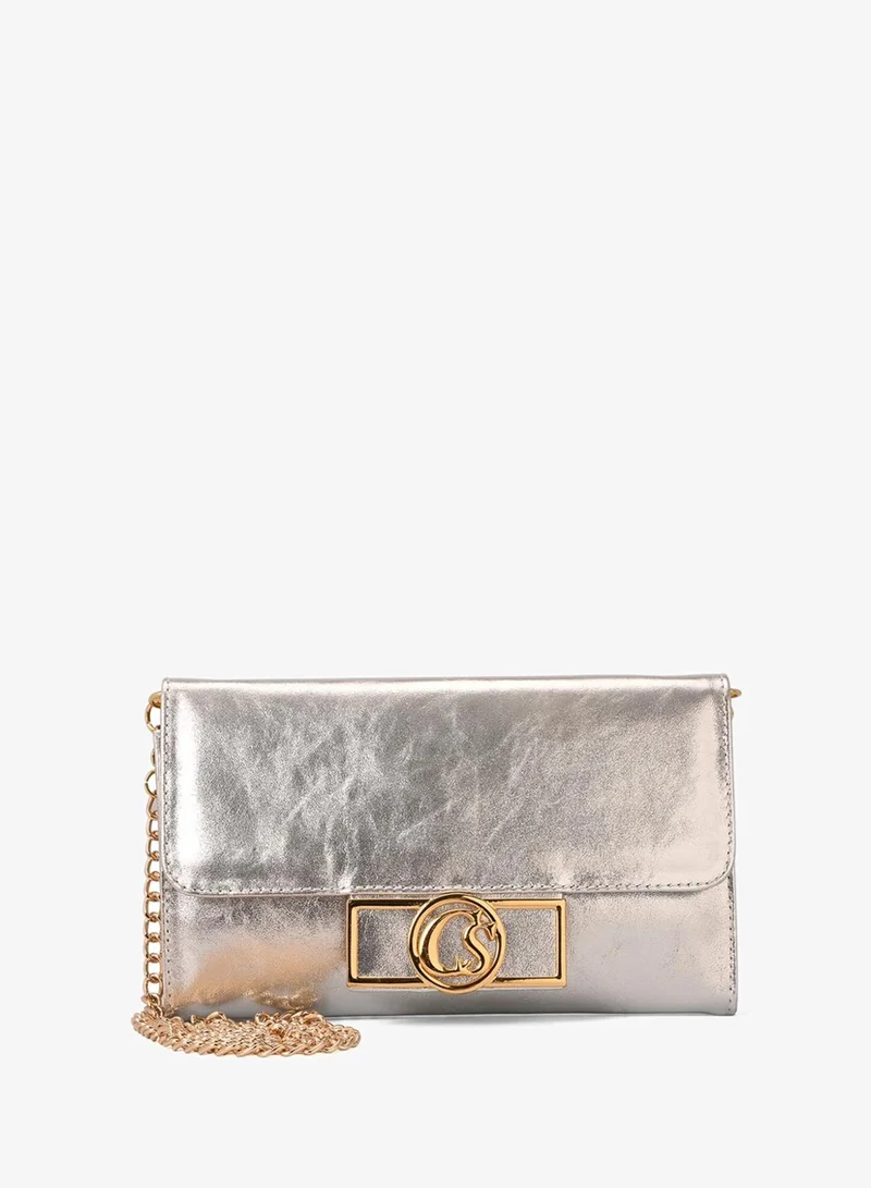 Carmen Steffens Clutch Shine Silver