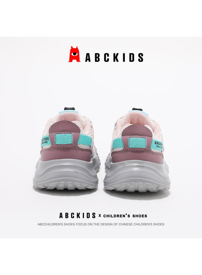 Abc Kids Children's Sports Shoes Autumn Winter Boys Girls Outdoor Mesh Running Shoes 3528 White/blue Pink Size 32 - Image 5